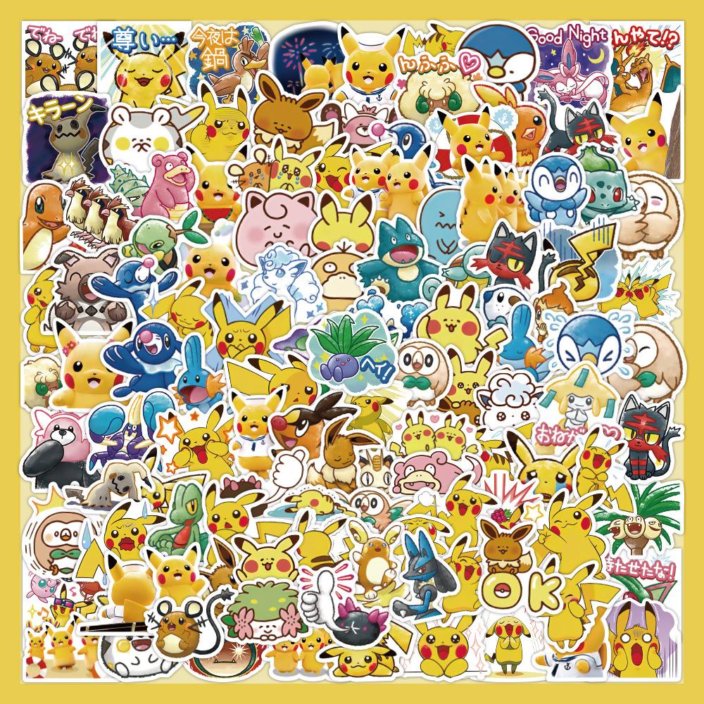 Bộ Sticker hình dán Pikachu Pika Poke - Pikapi Store
